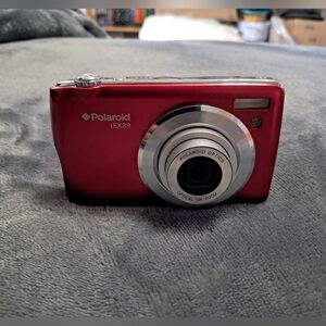 Polaroid iEX29 Compact Digital Camera — Red